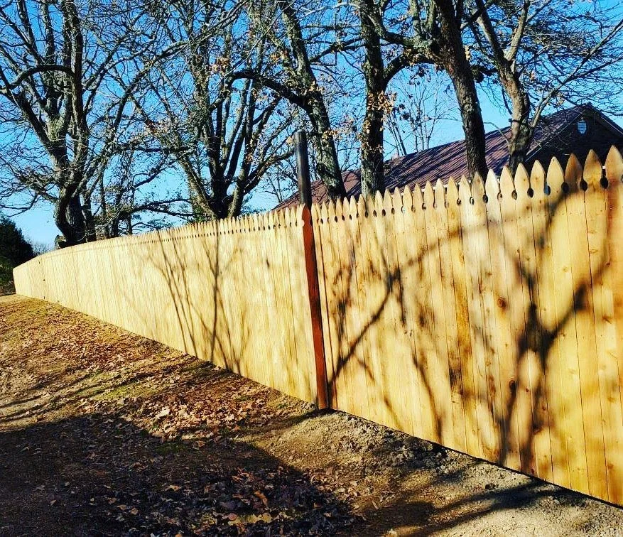 Fence installed by Gooseberry Creek Fencing Company